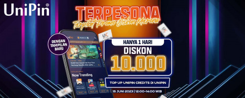 Terpesona – Terpikat Promo Diskon Membahana dari UniPin Credits + Tampilan Baru dari UniPin